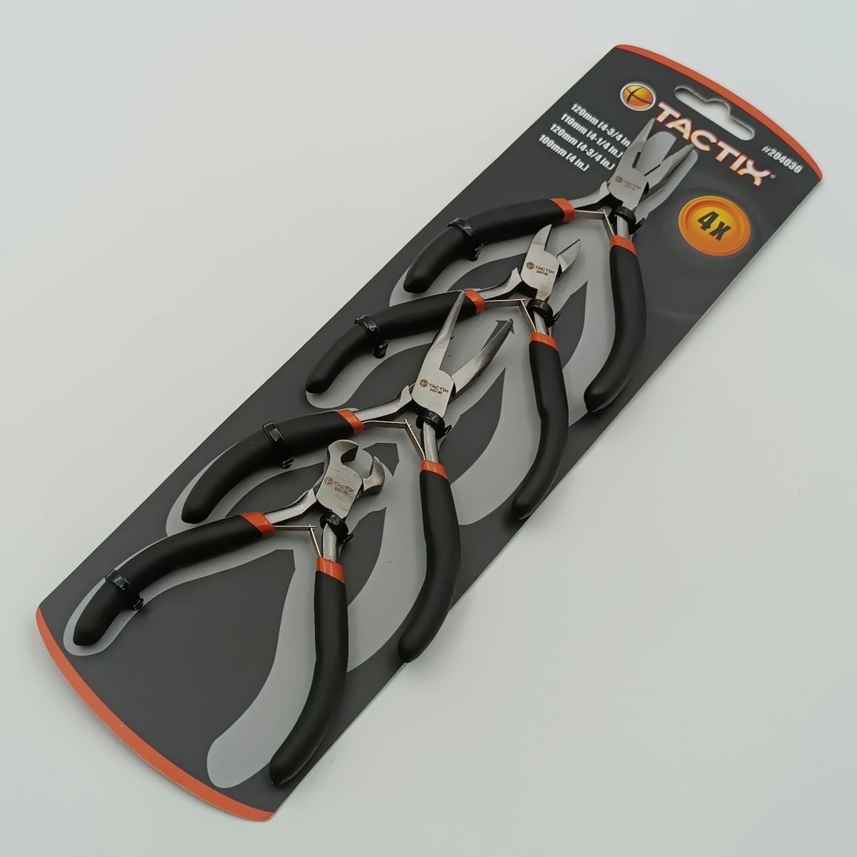 JUEGO ALICATES MINI 4 PIEZAS TACTIX 2040362