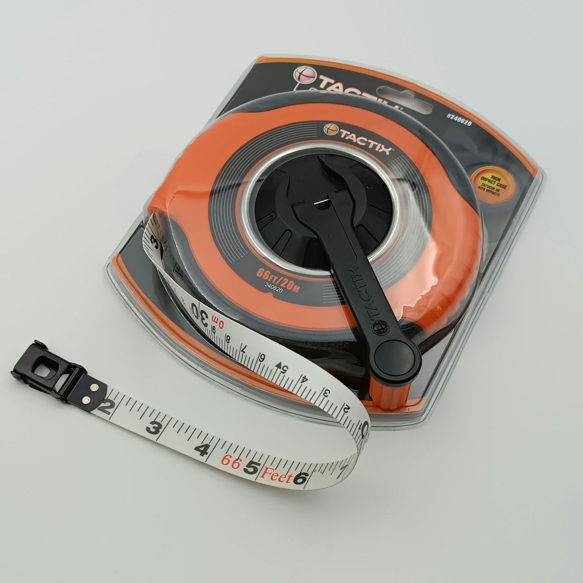 HUINCHA LARGA 20M (66FT) X 15 MM. AGARRE SUAVE TACTIX 2406202