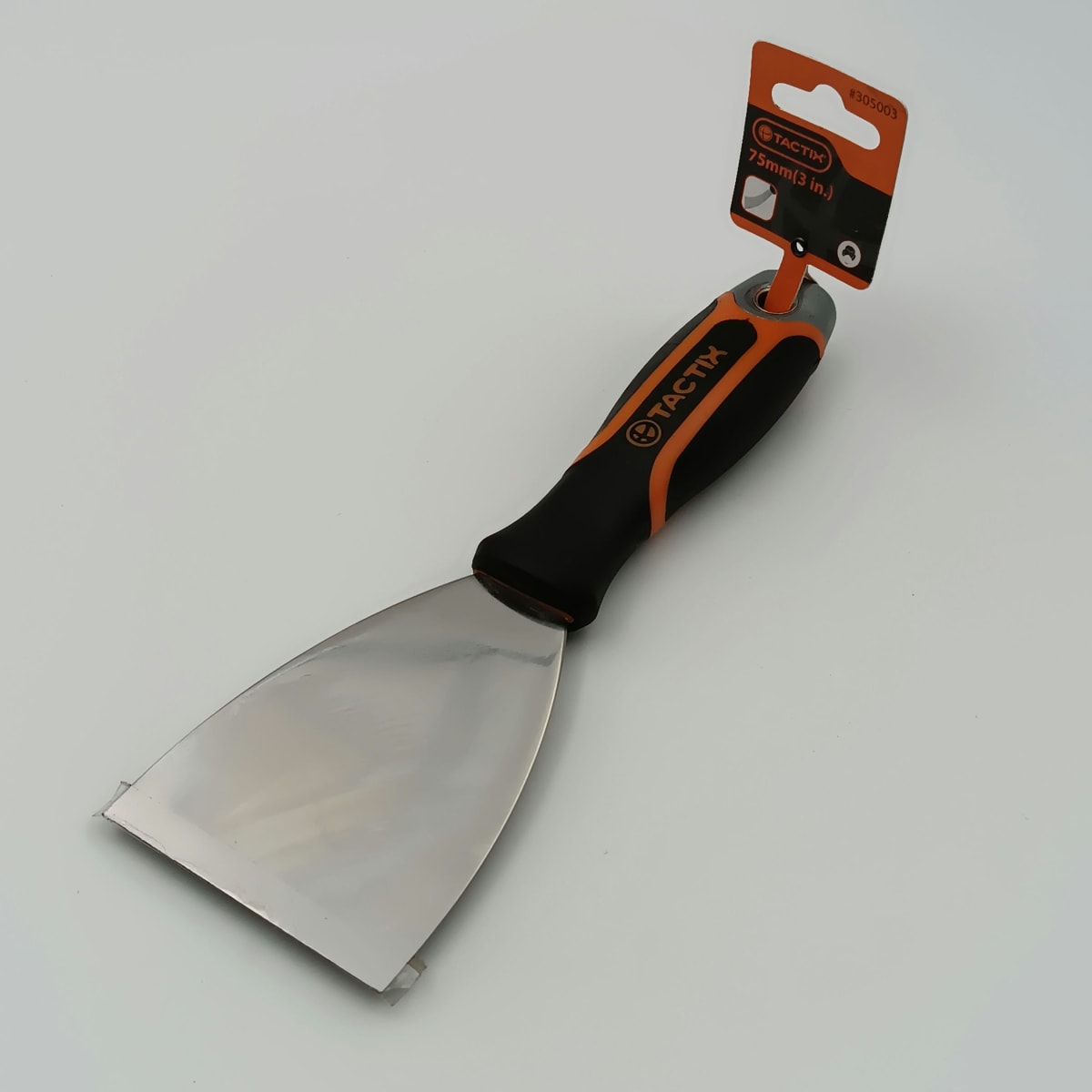 ESPATULA FLEXIBLE 75 MM.(3) MANGO REFORZADO TACTIX 305003 22