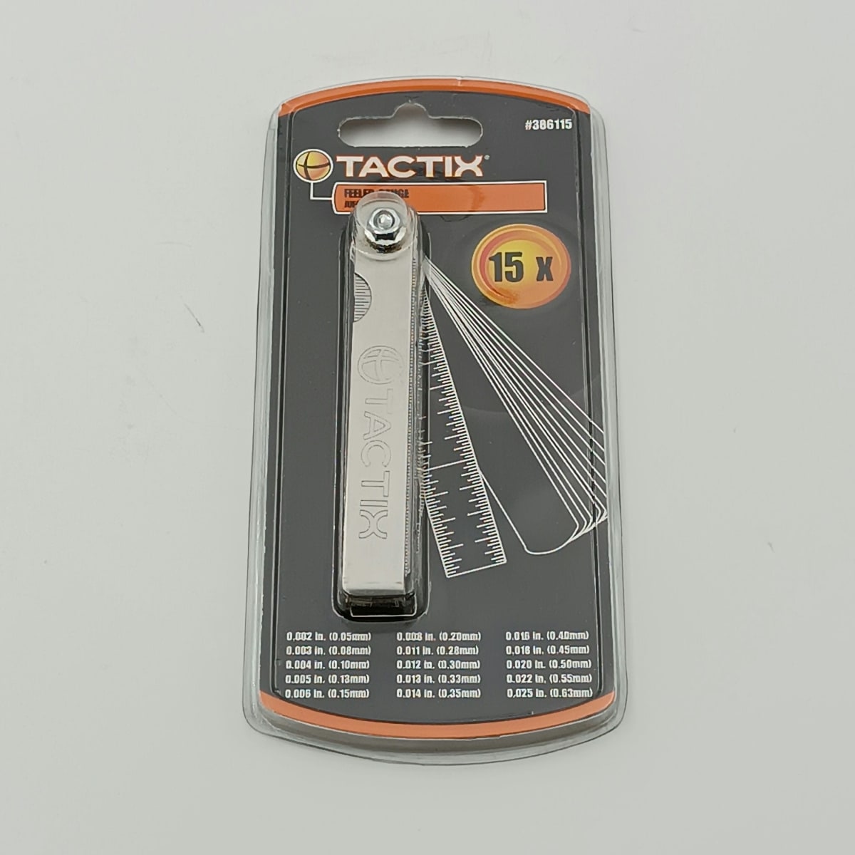 FEELER MILIMETRICO 15 HOJAS TACTIX 3861152