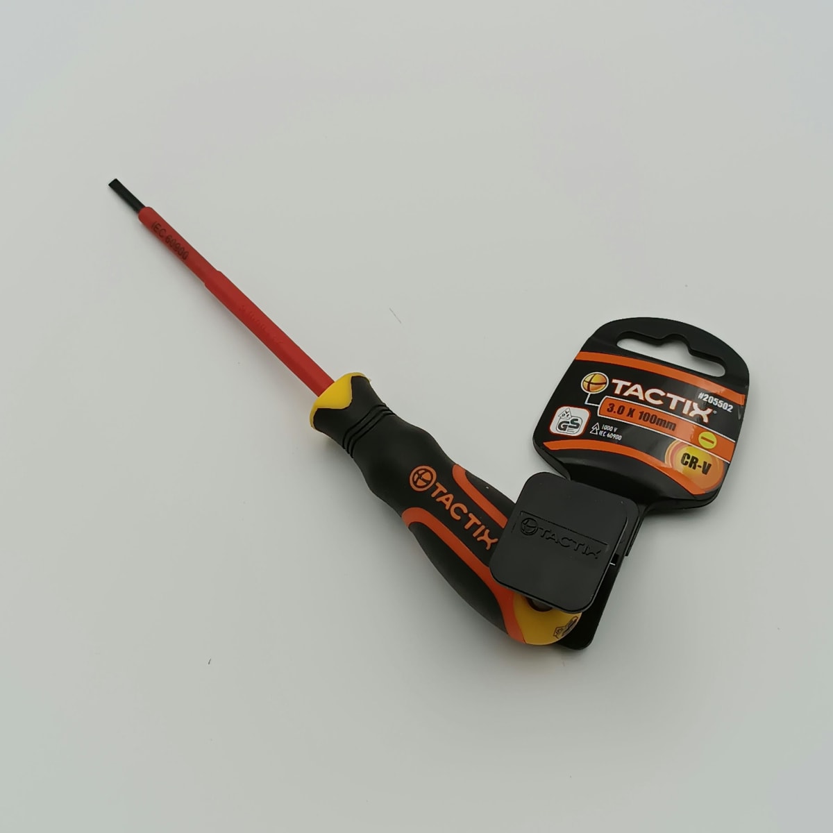 ATORNILLADOR PALETA AISLADO 1000V 1/8X4(3 X 100 MM.) TACTIX 205502 0