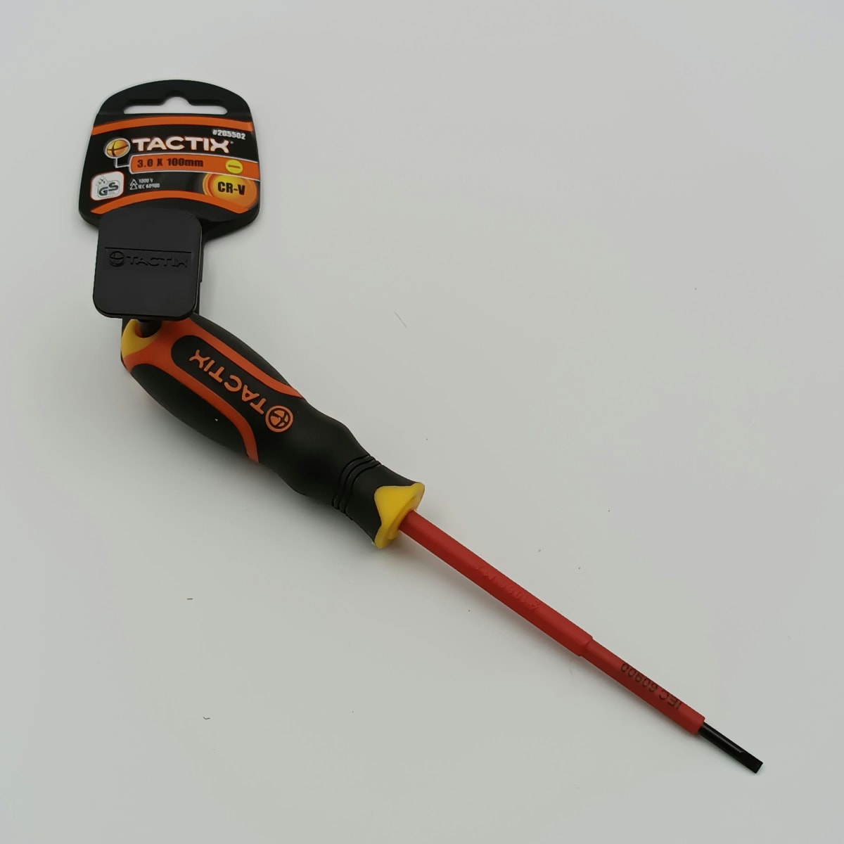 ATORNILLADOR PALETA AISLADO 1000V 1/8X4(3 X 100 MM.) TACTIX 2055022