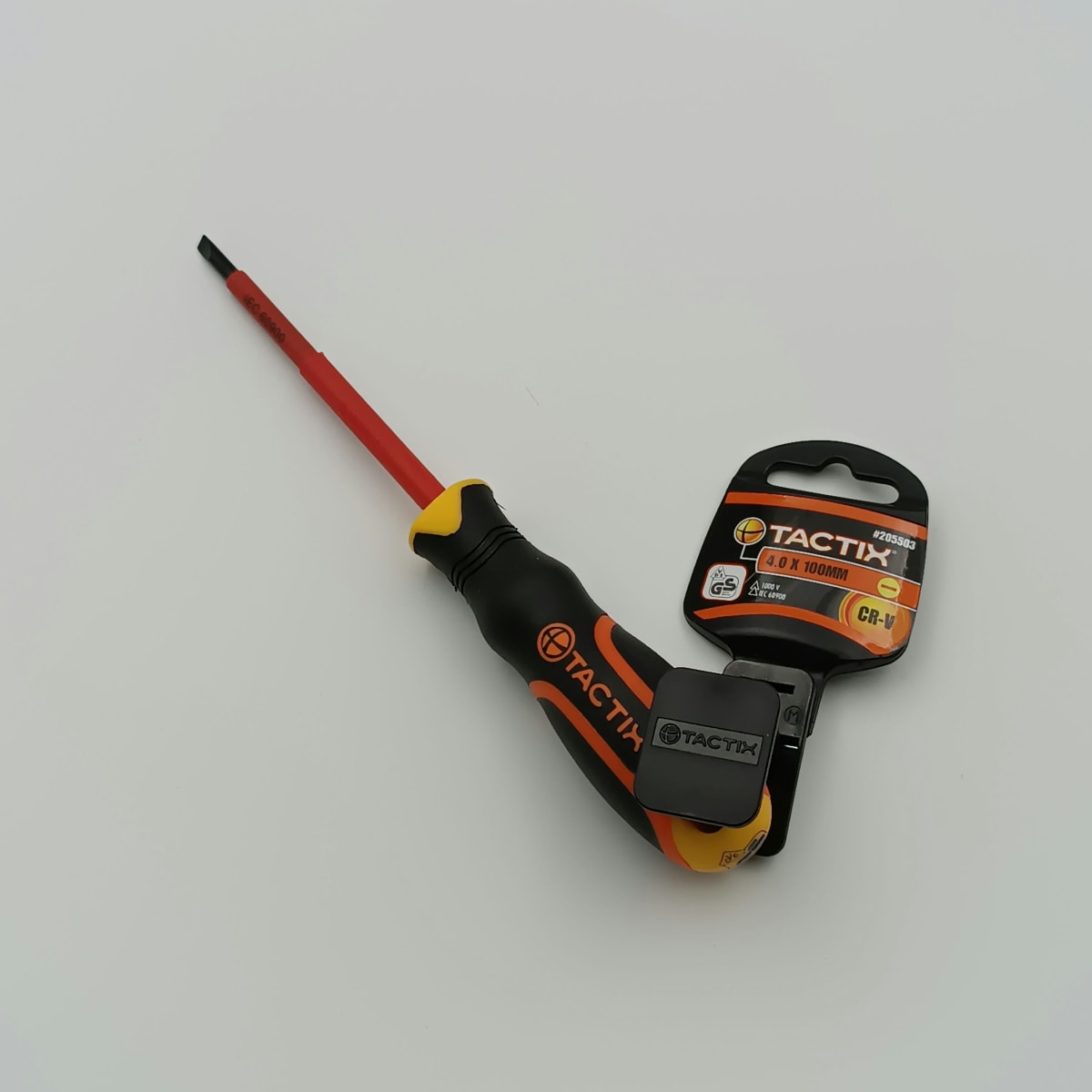 ATORNILLADOR PALETA AISLADO 1000V 5/32X4(4 X 100 MM.) TACTIX 205503 0