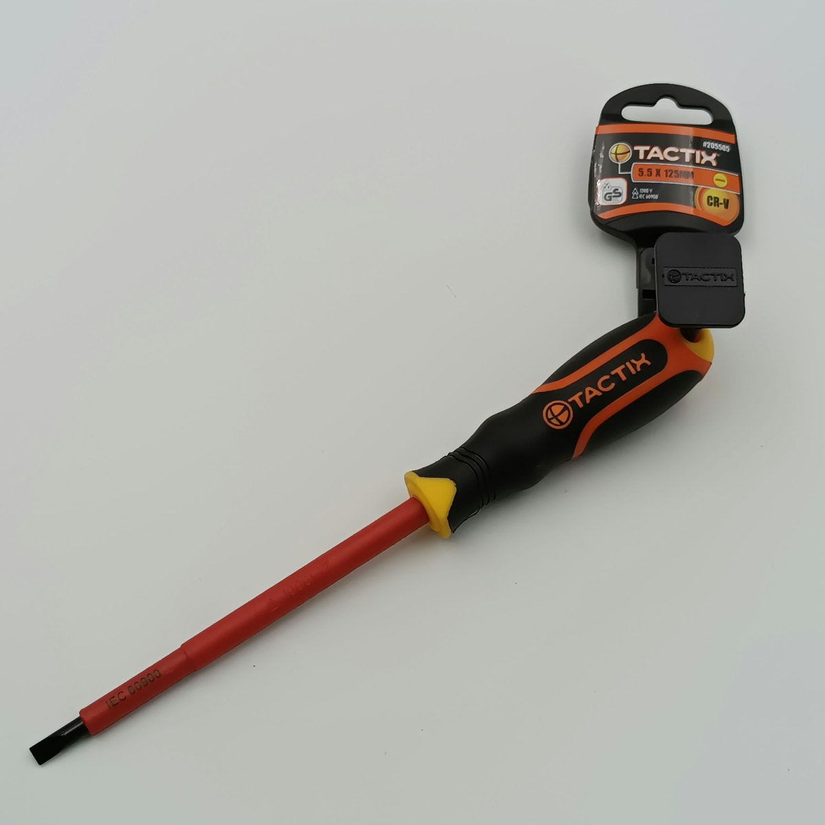 ATORNILLADOR PALETA AISLADO 1000V 7/32X5(5.5 X 125 MM.) TACTIX 205505 0