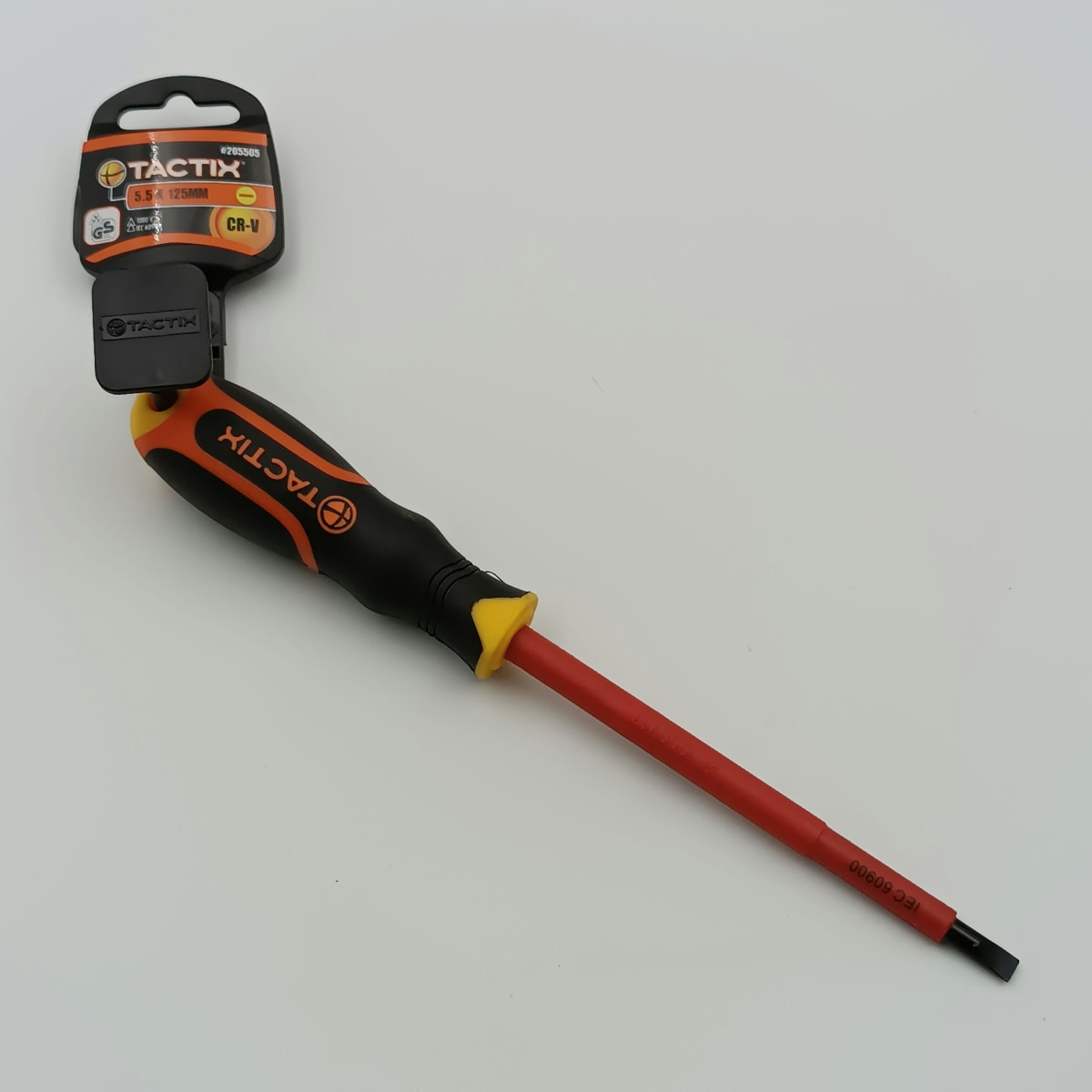 ATORNILLADOR PALETA AISLADO 1000V 7/32X5(5.5 X 125 MM.) TACTIX 2055052