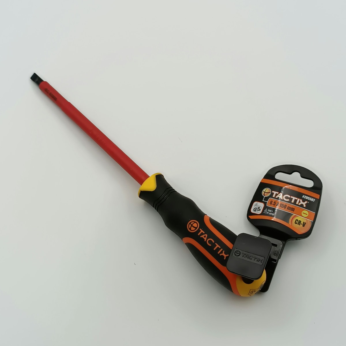 ATORNILLADOR PALETA AISLADO 1000V 1/4X6(6.5 X 150 MM.) TACTIX 205507 0