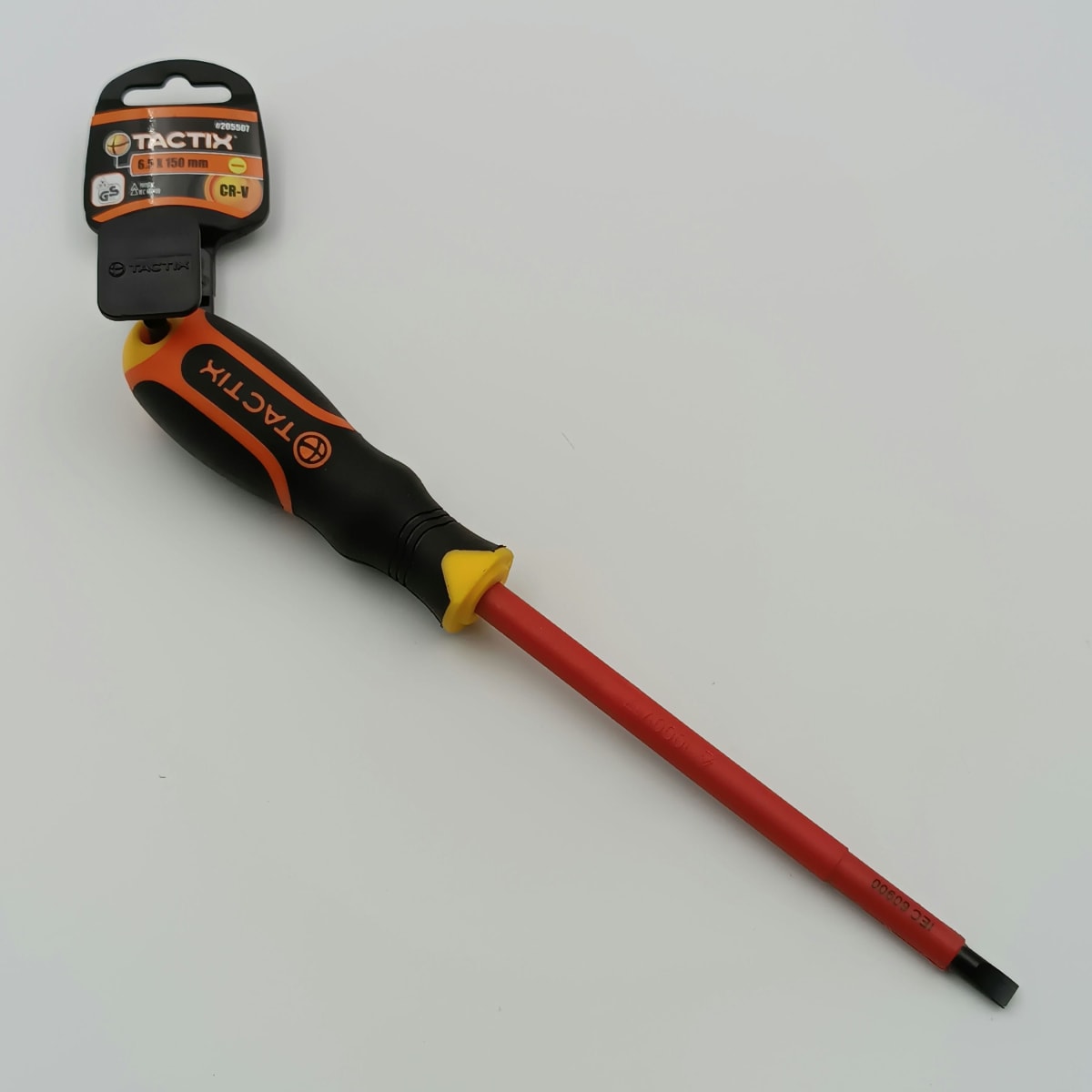 ATORNILLADOR PALETA AISLADO 1000V 1/4X6(6.5 X 150 MM.) TACTIX 2055072