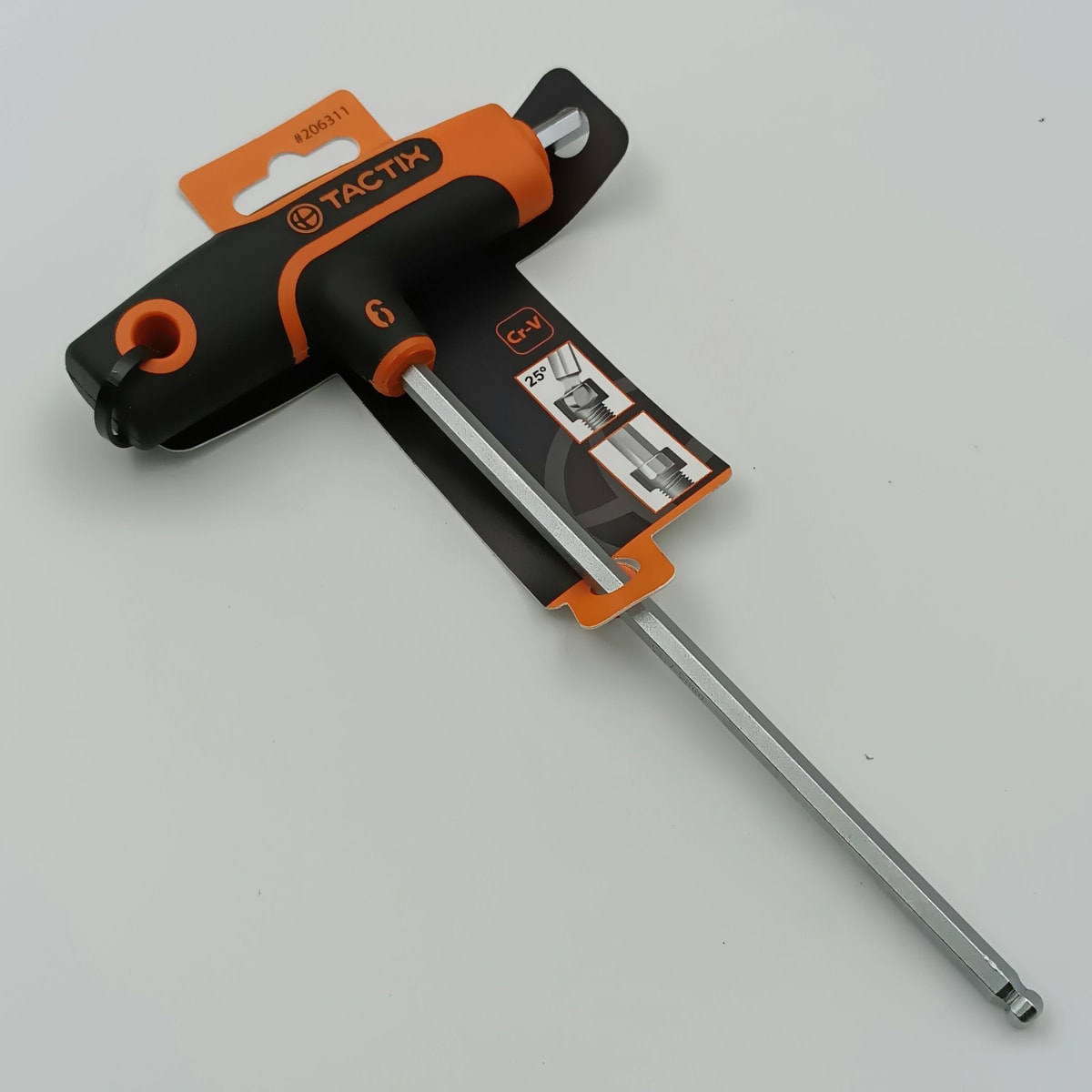 LLAVE ALLEN PUNTA BOLA TIPO T 6 MM. TACTIX 206311 0