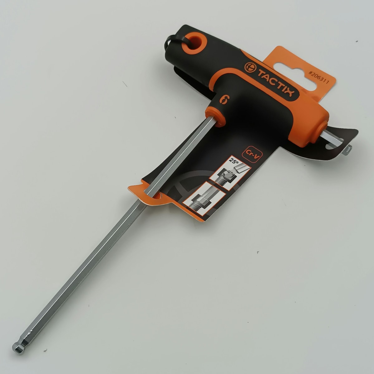 LLAVE ALLEN PUNTA BOLA TIPO T 6 MM. TACTIX 2063112