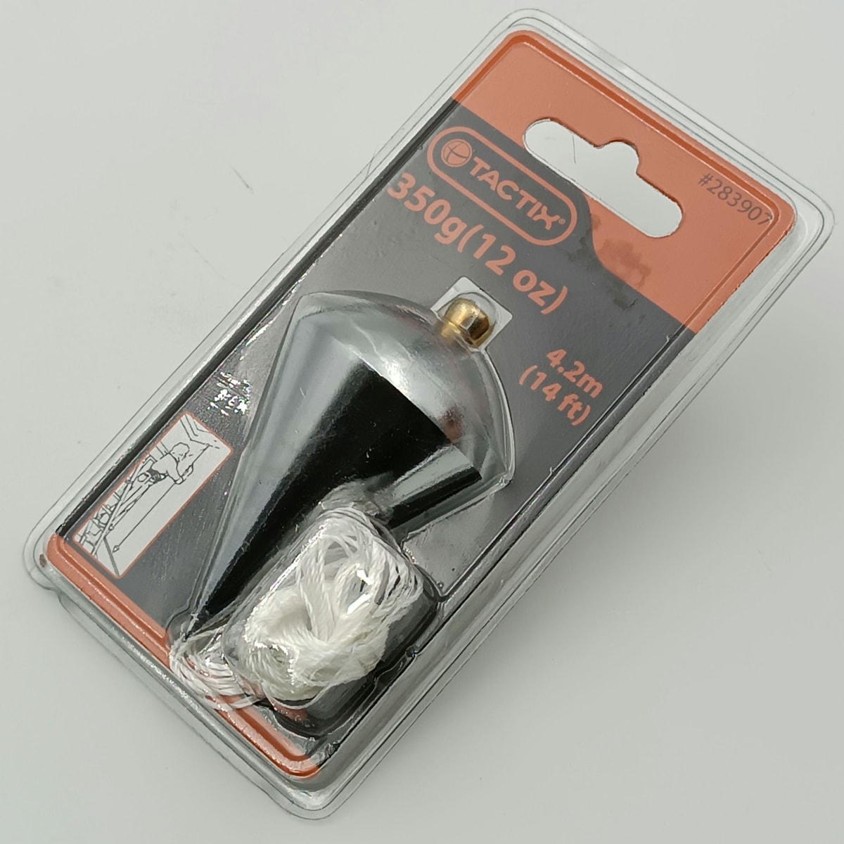 PLOMADA CARPINTERO 350 GRS(12OZ) CON HILO TACTIX 2839072