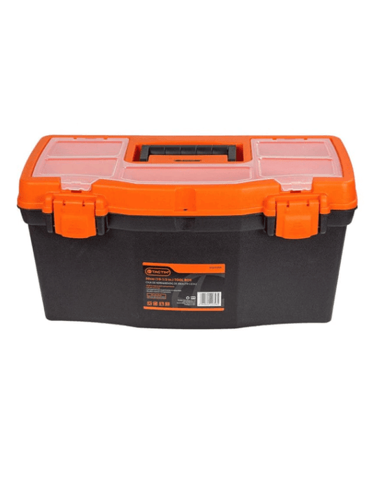 CAJA HERRAMIENTA PLASTICA 40.5CM(16)- 40.5X21X20 TACTIX 320101 SS-2017-302