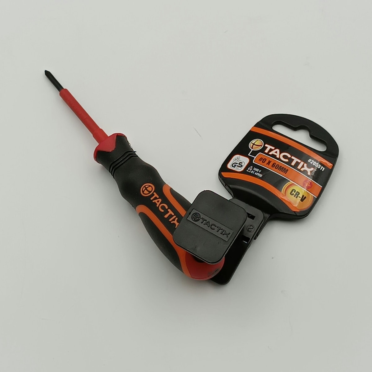 ATORNILLADOR PHILLIPS AISLADO 1000V # 0 X 2 1/2(60 MM.) TACTIX 205511 0