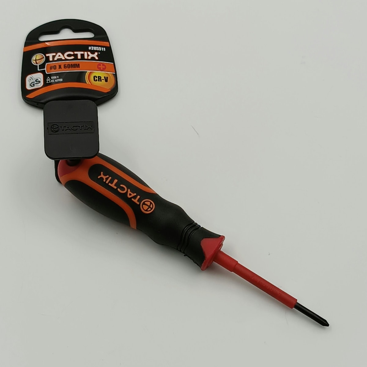 ATORNILLADOR PHILLIPS AISLADO 1000V # 0 X 2 1/2(60 MM.) TACTIX 2055112