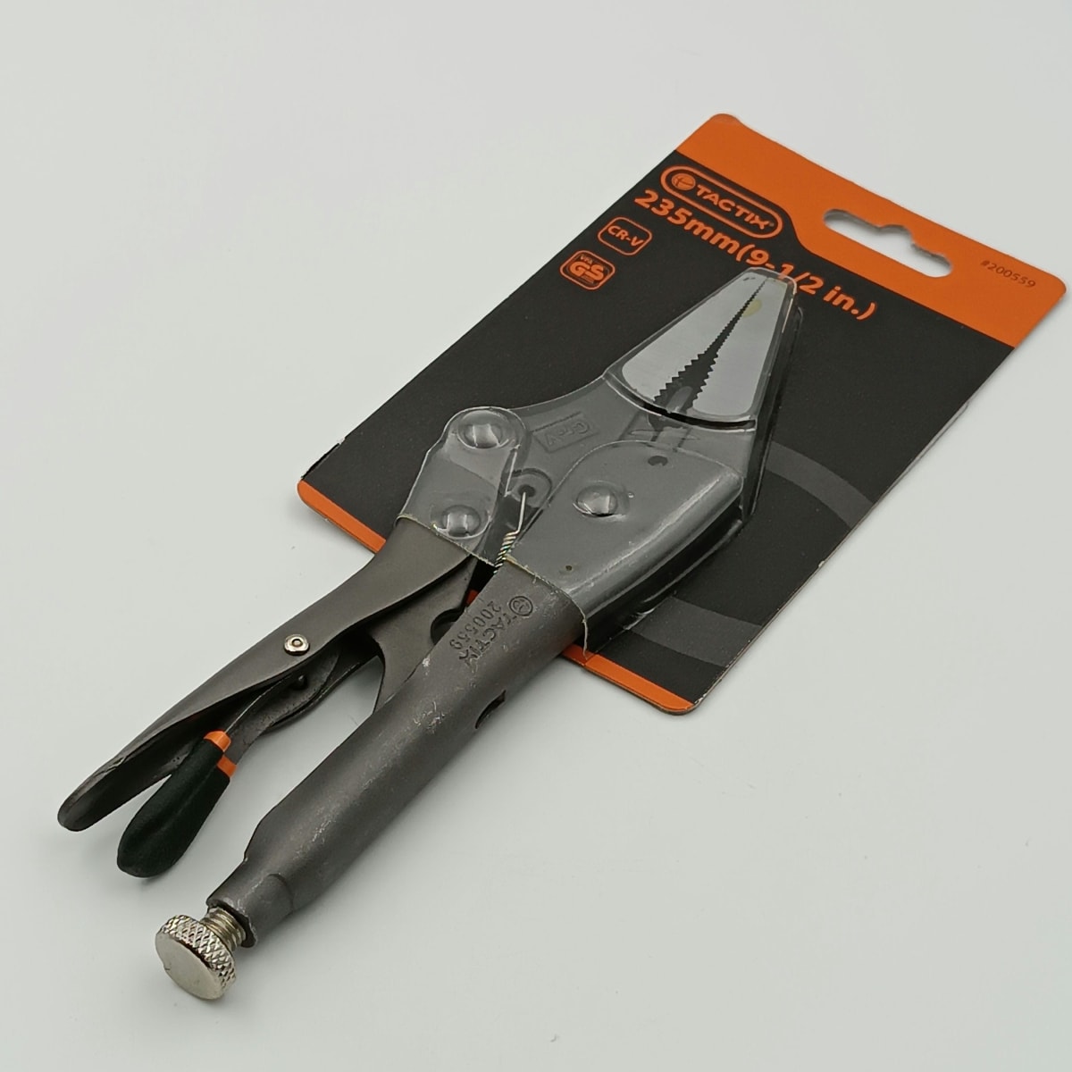 ALICATE DE PRESION (CAIMAN) NARIZ LARGA 9 1/2(235 MM.) TACTIX 200559 0