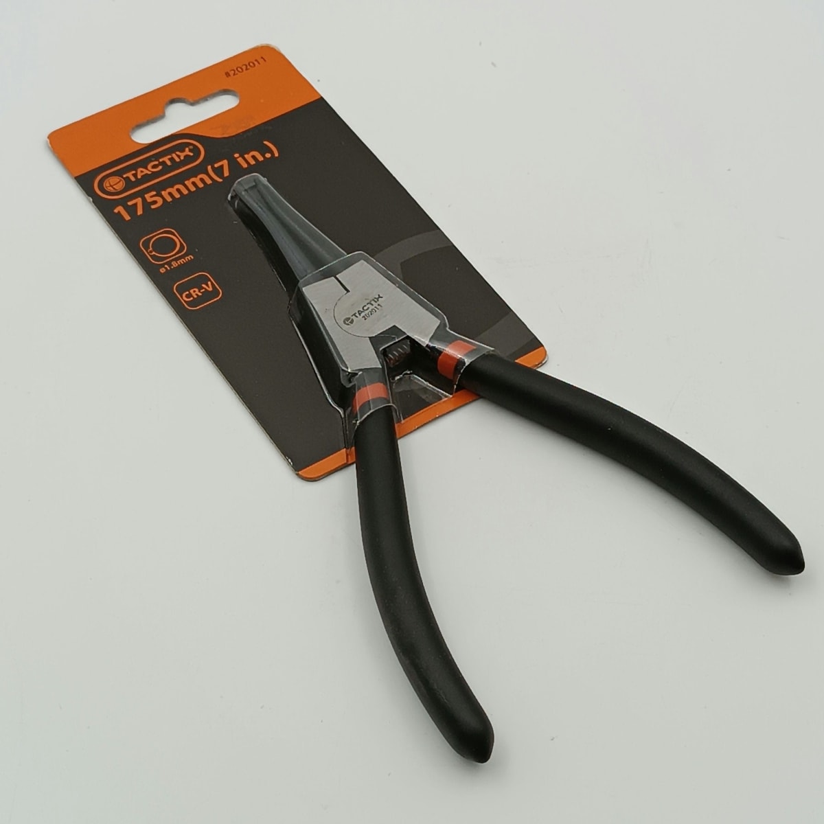 ALICATE PARA ANILLO RECTO EXTERIOR 7(175 MM.) TACTIX 202011 1 0