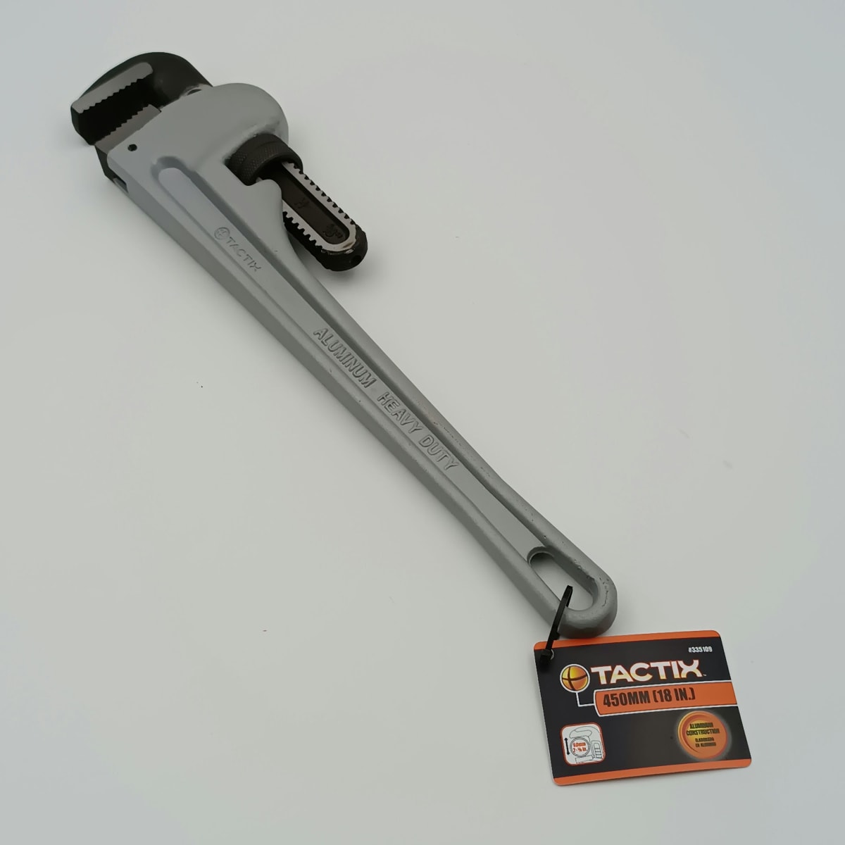 LLAVE STILLSON 450 MM.(18) MANGO ALUMINIO TACTIX 335109 0