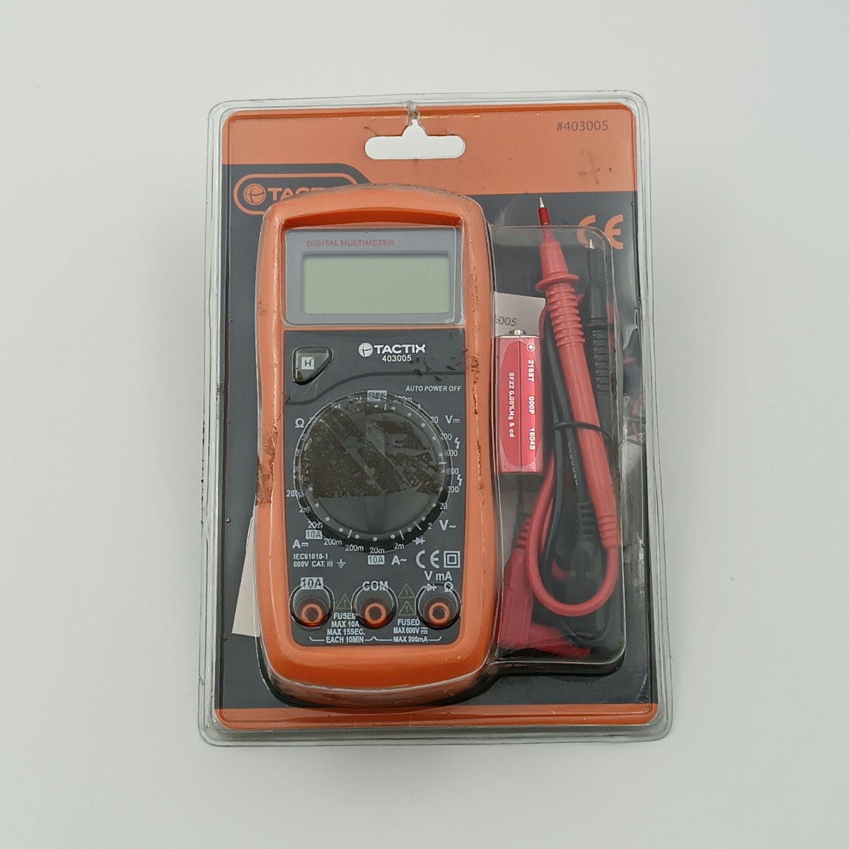 MULTITESTER DIGITAL PROFESIONAL MS8221A. TACTIX 4030052