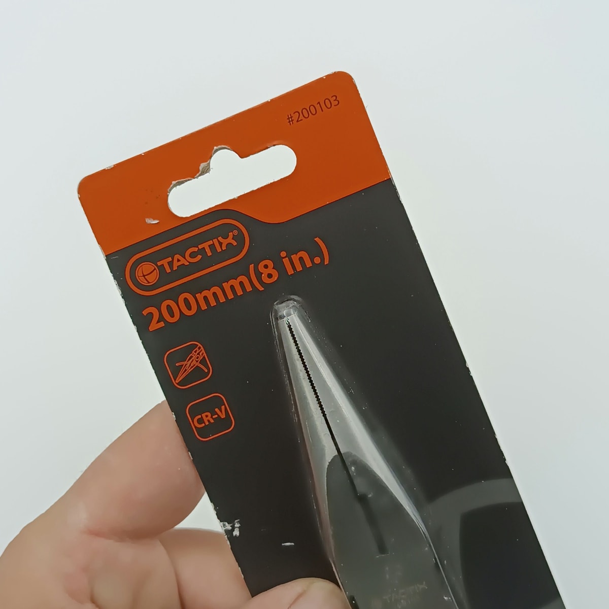 ALICATE PUNTA LARGA 8 PULGADAS(200 MM.) TACTIX 2001032