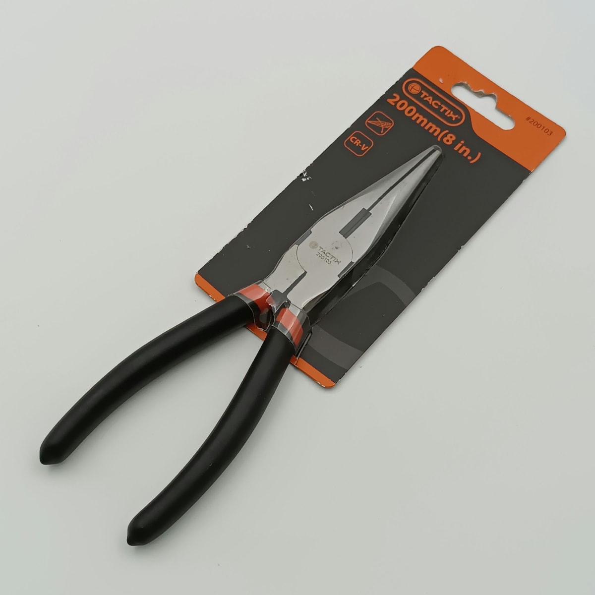 ALICATE PUNTA LARGA 8 PULGADAS(200 MM.) TACTIX 2001033