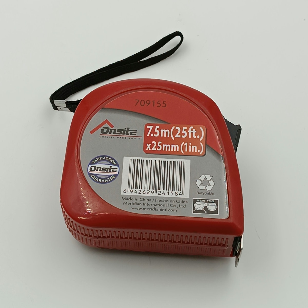 HUINCHA 7.5M (25 FT) X 25 MM. (1) ONSITE 7091553