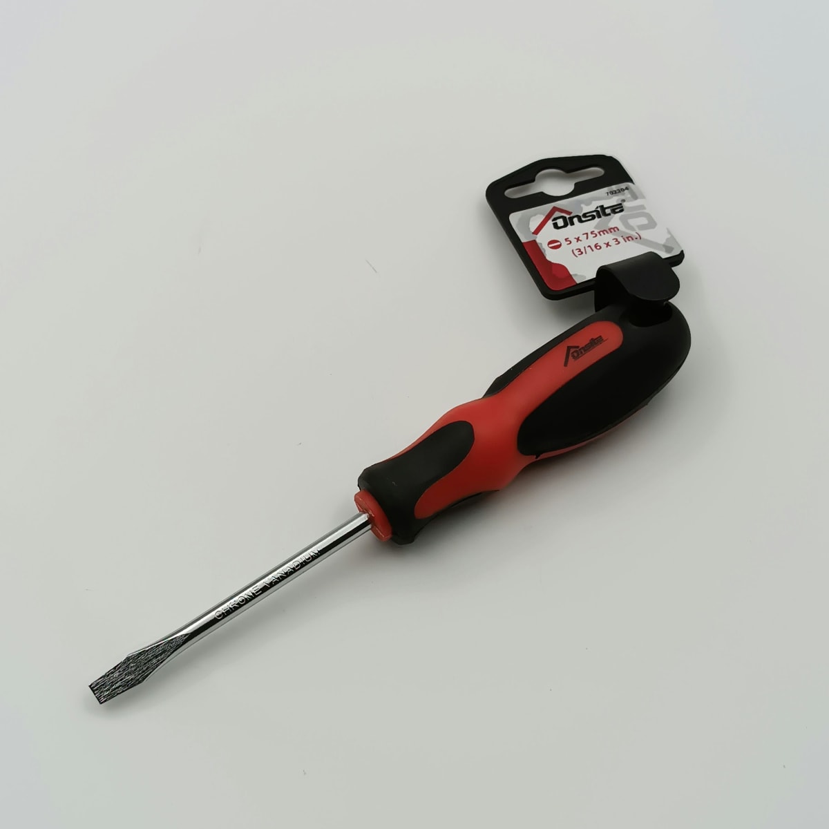 ATORNILLADOR PALETA (CARPINTERO) 3/16 X 3(5X75 MM.) ONSITE 702204 0