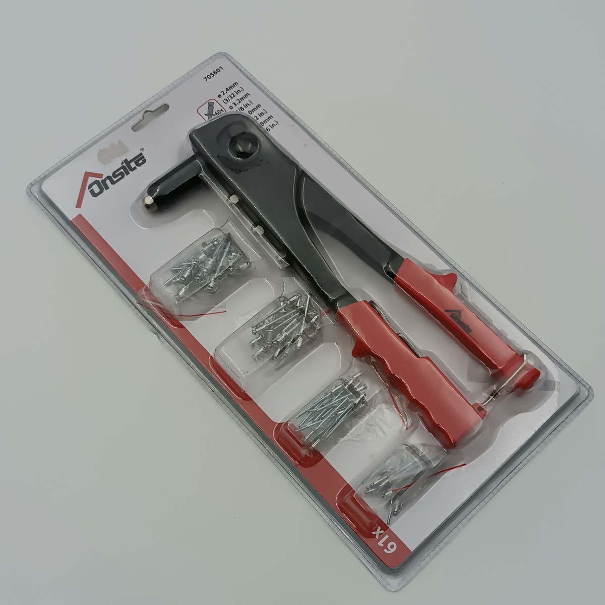 JUEGO REMACHADORA CON 61 REMACHES ONSITE 7056012