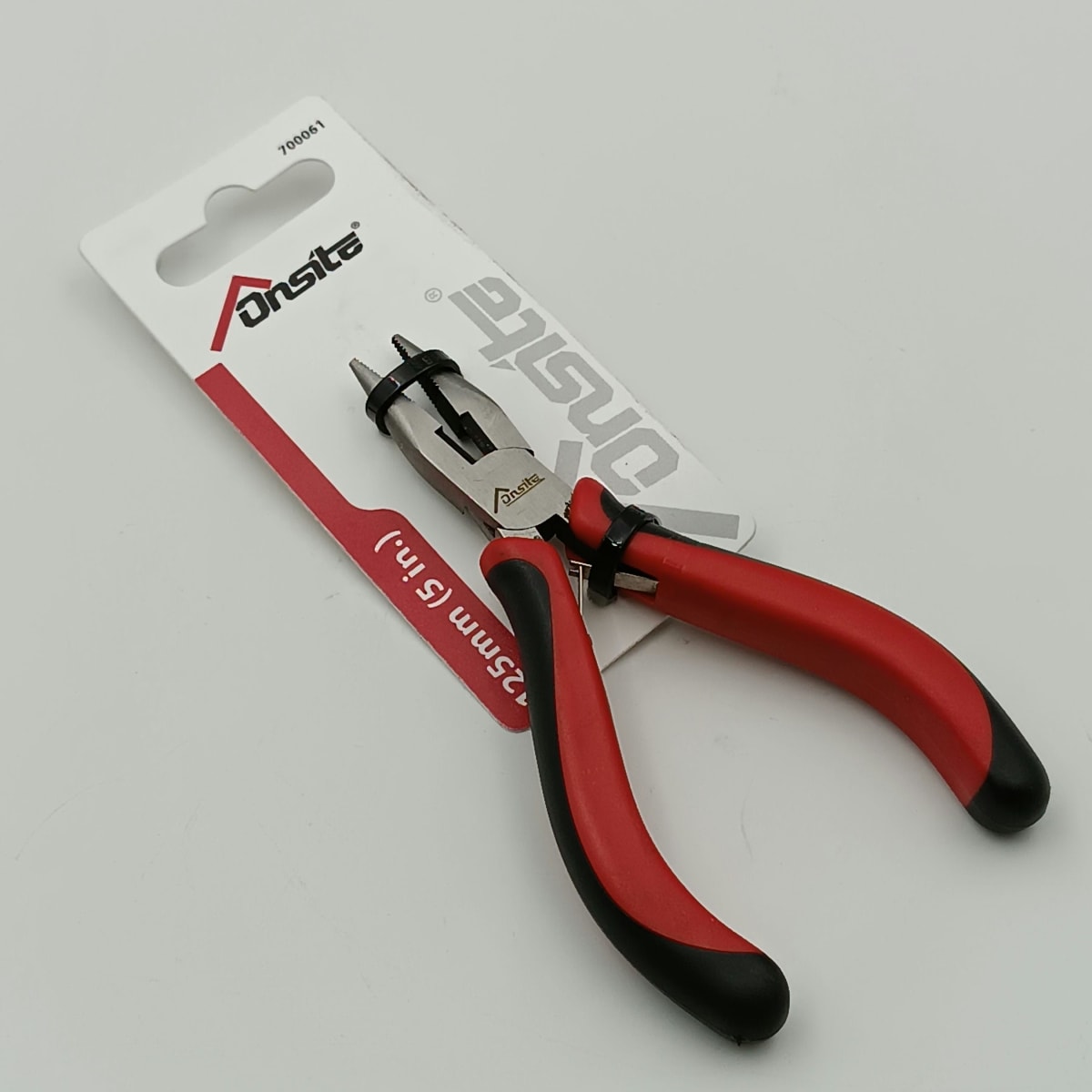 ALICATE PUNTA LARGA MINI 5 PULGADAS(125 MM.) MANGO REFORZADO. ONSITE 700061 0