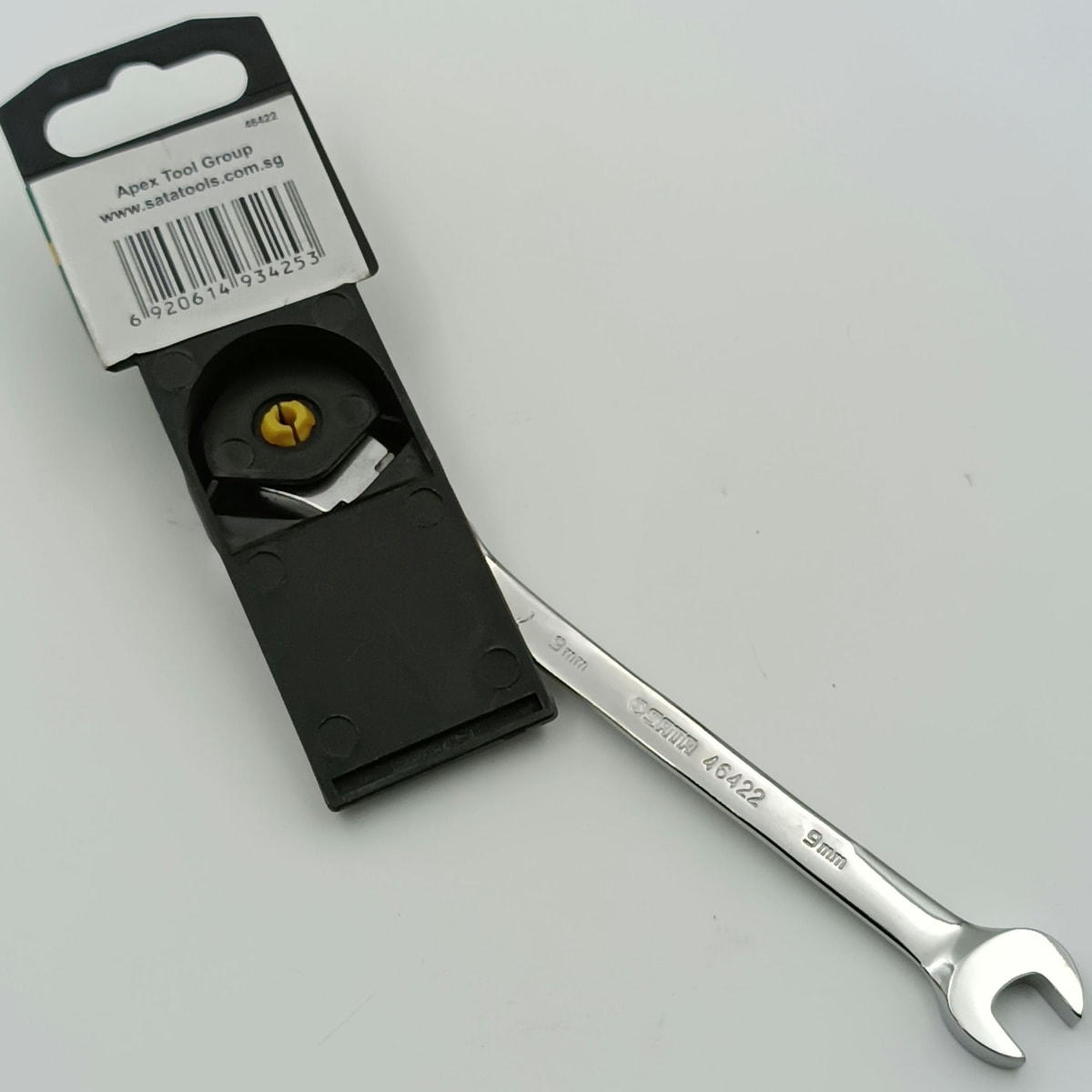 LLAVE COMBINADA CRIQUE CABEZA FLEX 9MM. SATA 464222