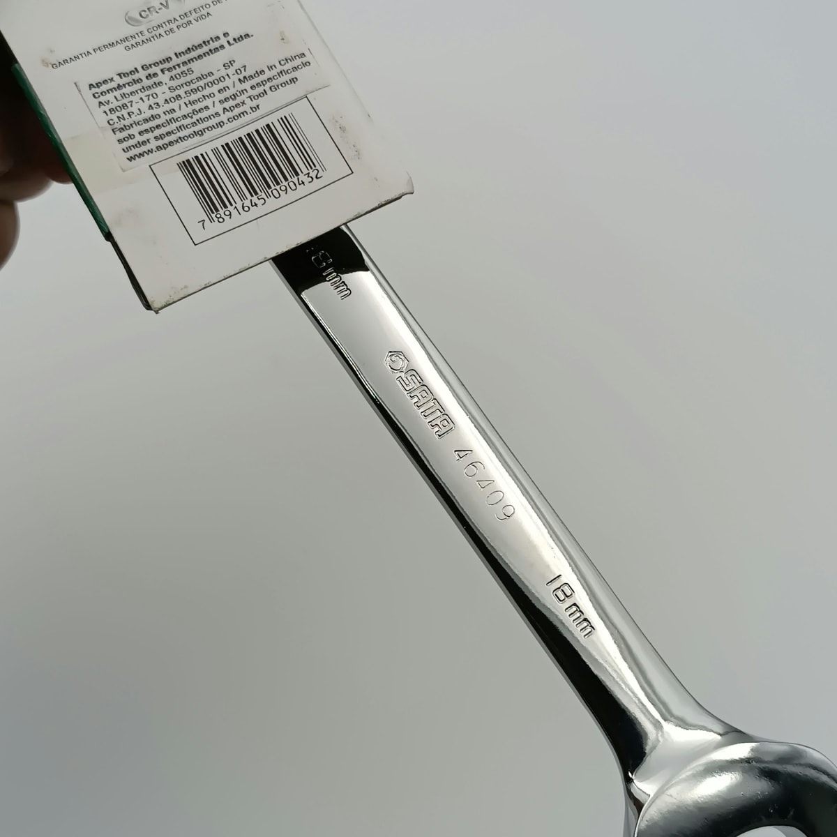 LLAVE COMBINADA CRIQUE CABEZA FLEX 18MM, 46409 SATA2