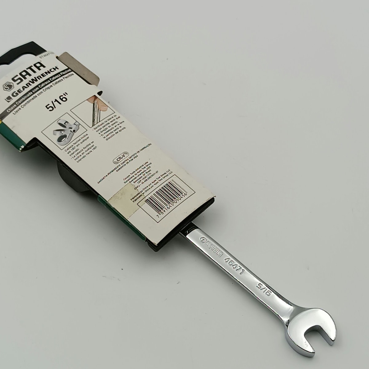 LLAVE COMBINADA CRIQUE CABEZA FLEX 5/16, 46471 SATA2