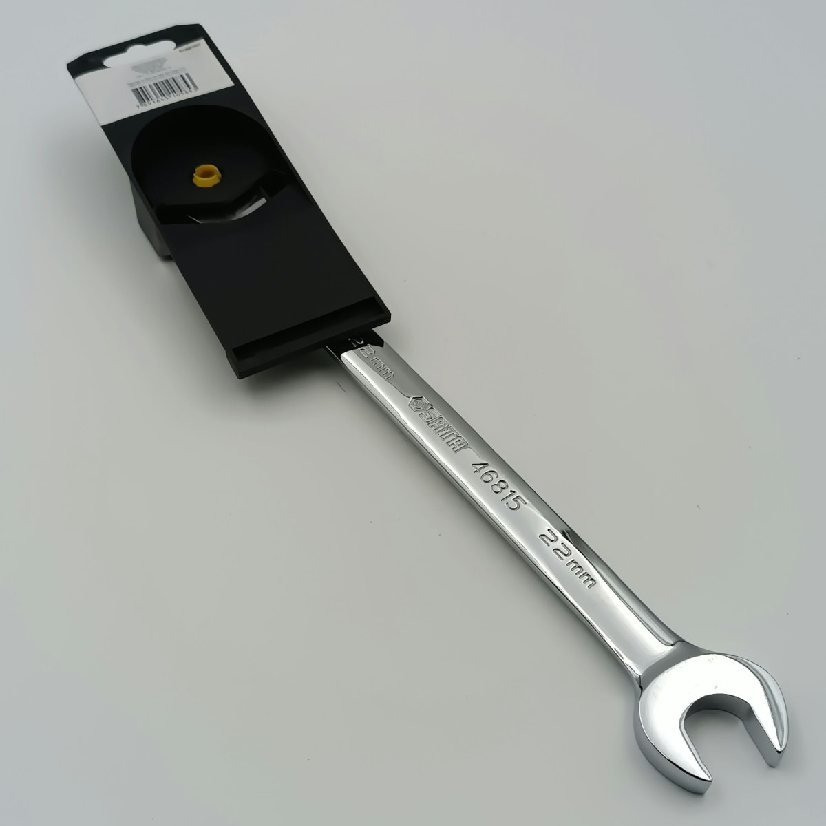 LLAVE COMBINADA CON CRIQUE CABEZA FLEX CON TRABA 22MM SAT-468152