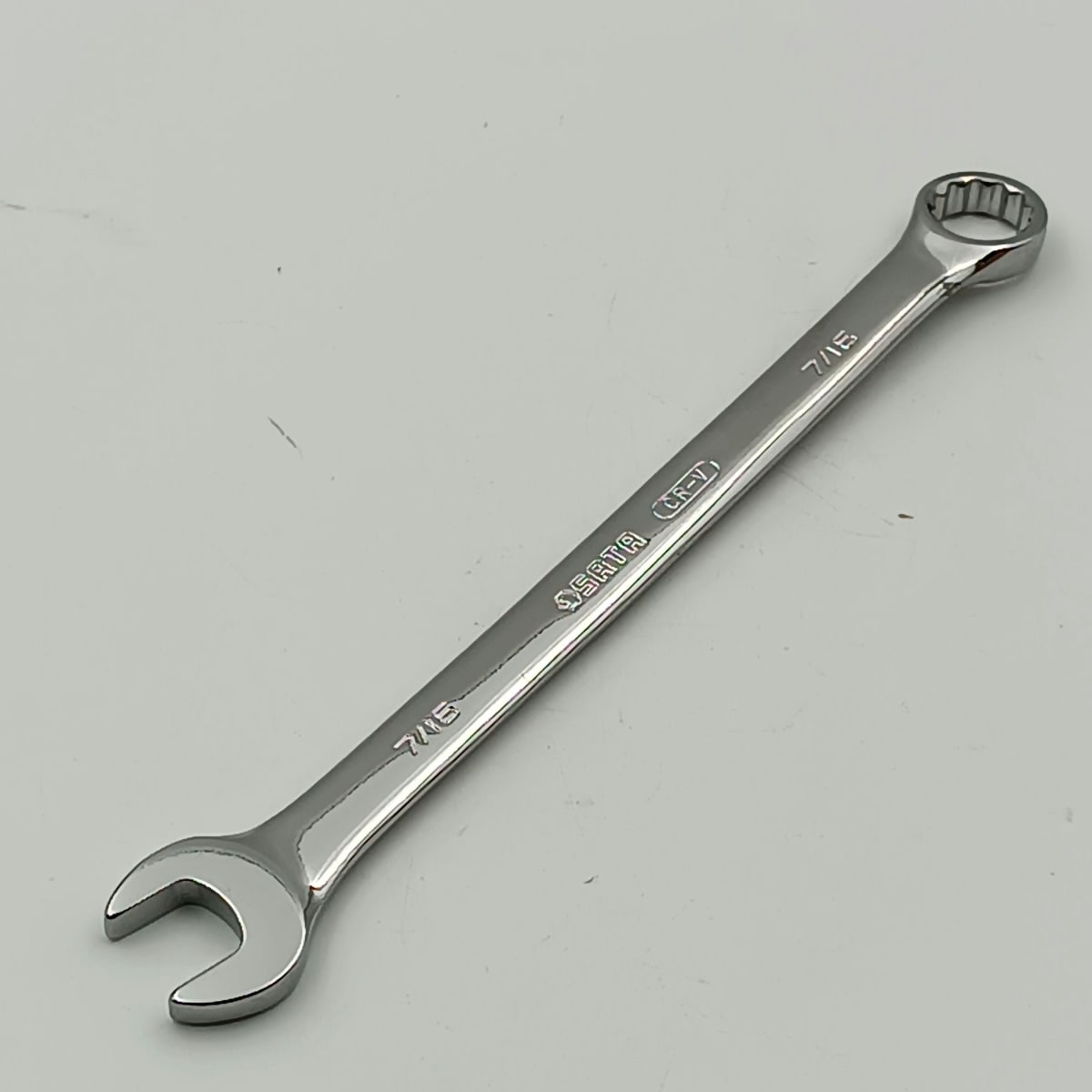 LLAVE COMBINADA PLANA (PULIDA) 7/16 PULGADAS SAT-401042