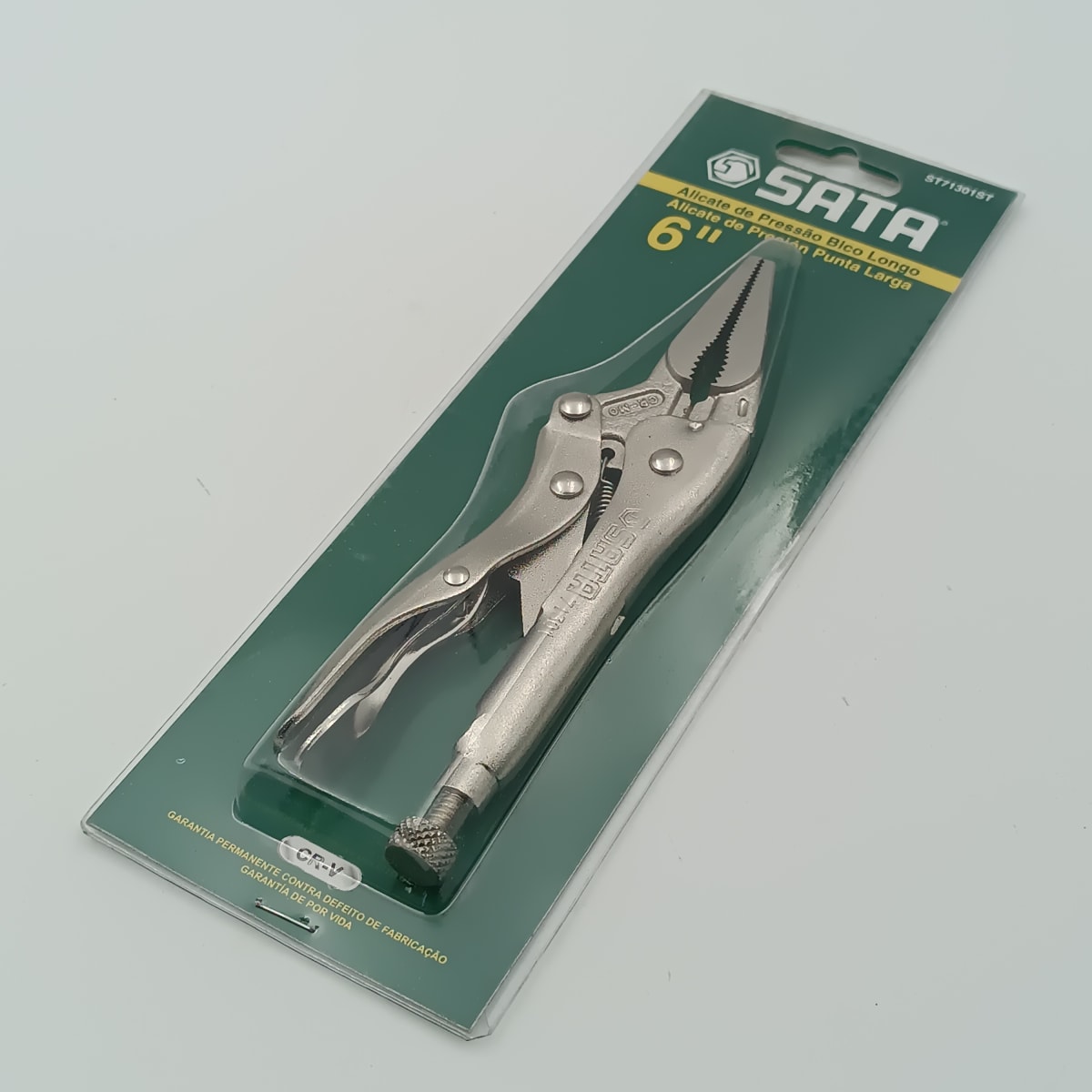 ALICATE DE PRESIÓN PUNTA LARGA 6  0