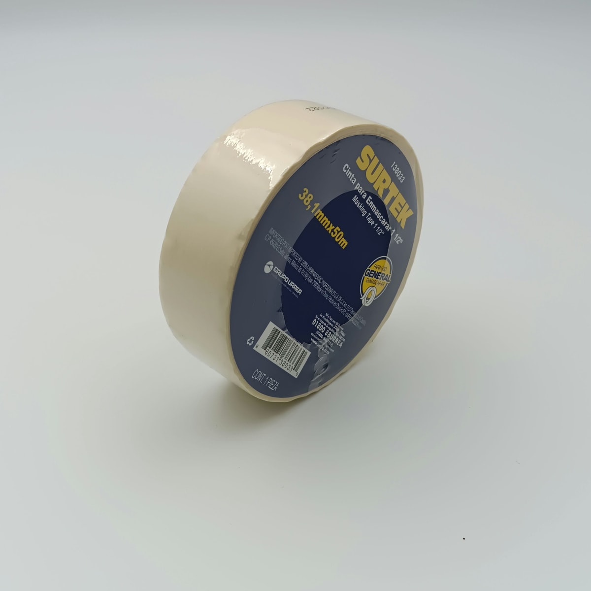 CINTA MASKING TAPE Ø 1-1/2 X 50 METROS 138033. SURTEK 267. 0