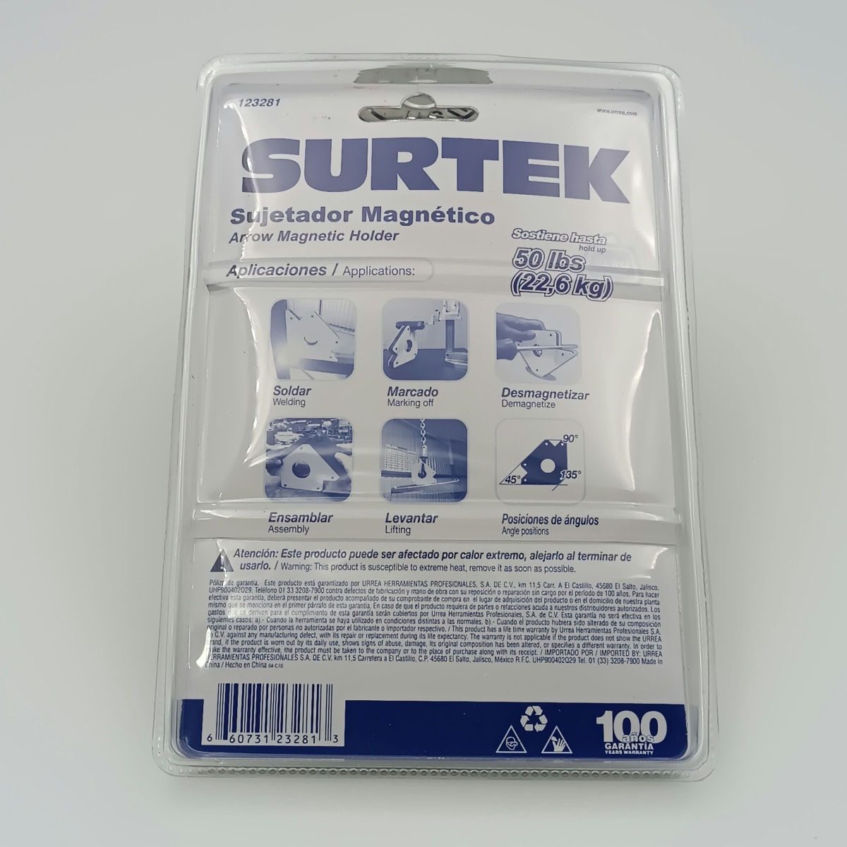 ESQUINA MAGNETICA PARA SOLDAR 50lb - 123281 - SURTEK - 1792