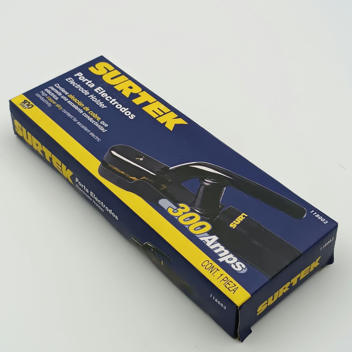 PINZA PORTA ELECTRODOS 300A. 118003-SURTEK-181.2