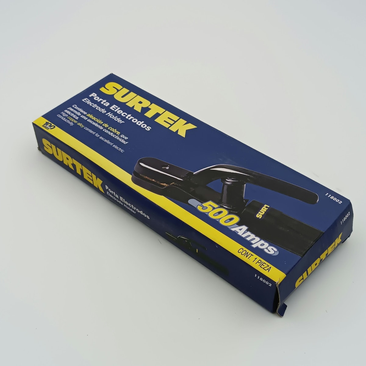 PINZA PORTA ELECTRODOS 500A. 118002-SURTEK-181.2