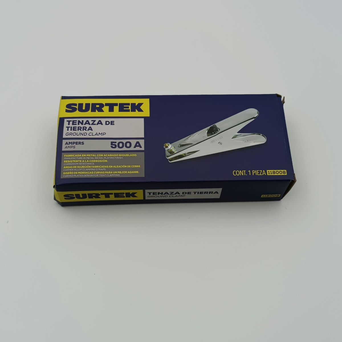 TENAZA O PINZA DE TIERRA 500 A. -118008-SURTEK-181.3