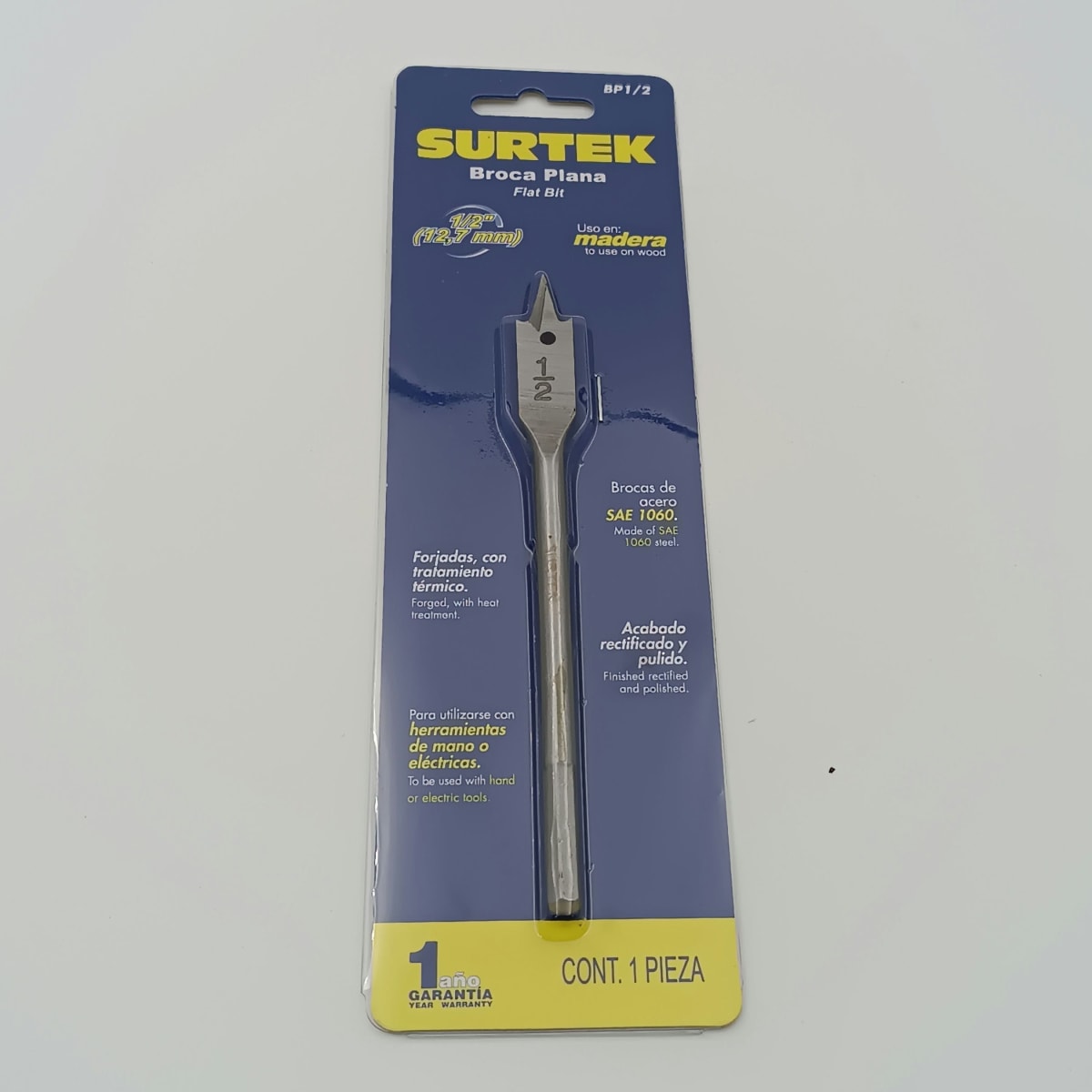 BROCA PARA VIDRIO Y AZULEJO DE Ø 1/2. -119355-SURTEK-23.3