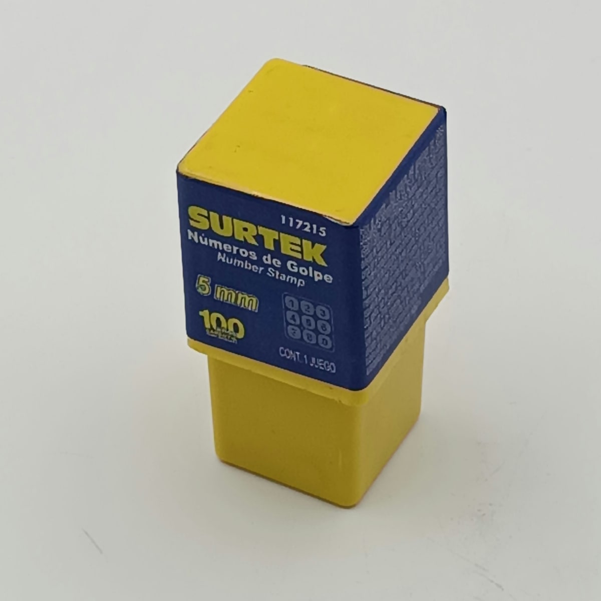 JUEGO DE NUMEROS DE GOLPE ALTURA DE LETRA 5 MM (3/16). -117215-SURTEK-97. 0