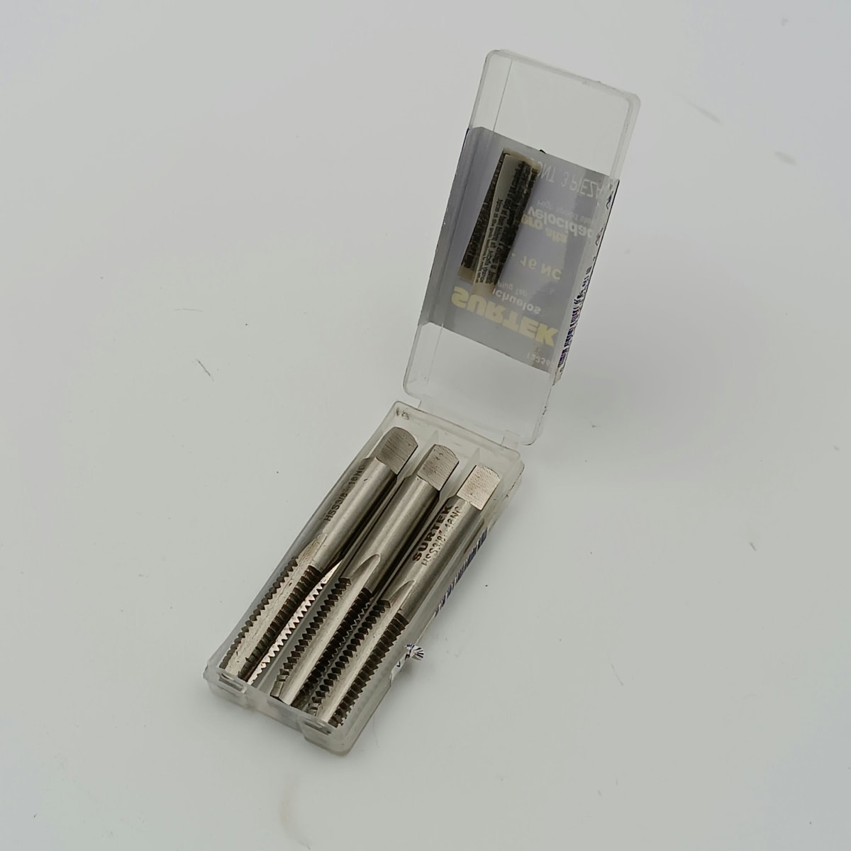 JUEGO DE TRES MACHOS ACERO ALTA VELOCIDAD Ø 3/8-16, -123562-SURTEK.2