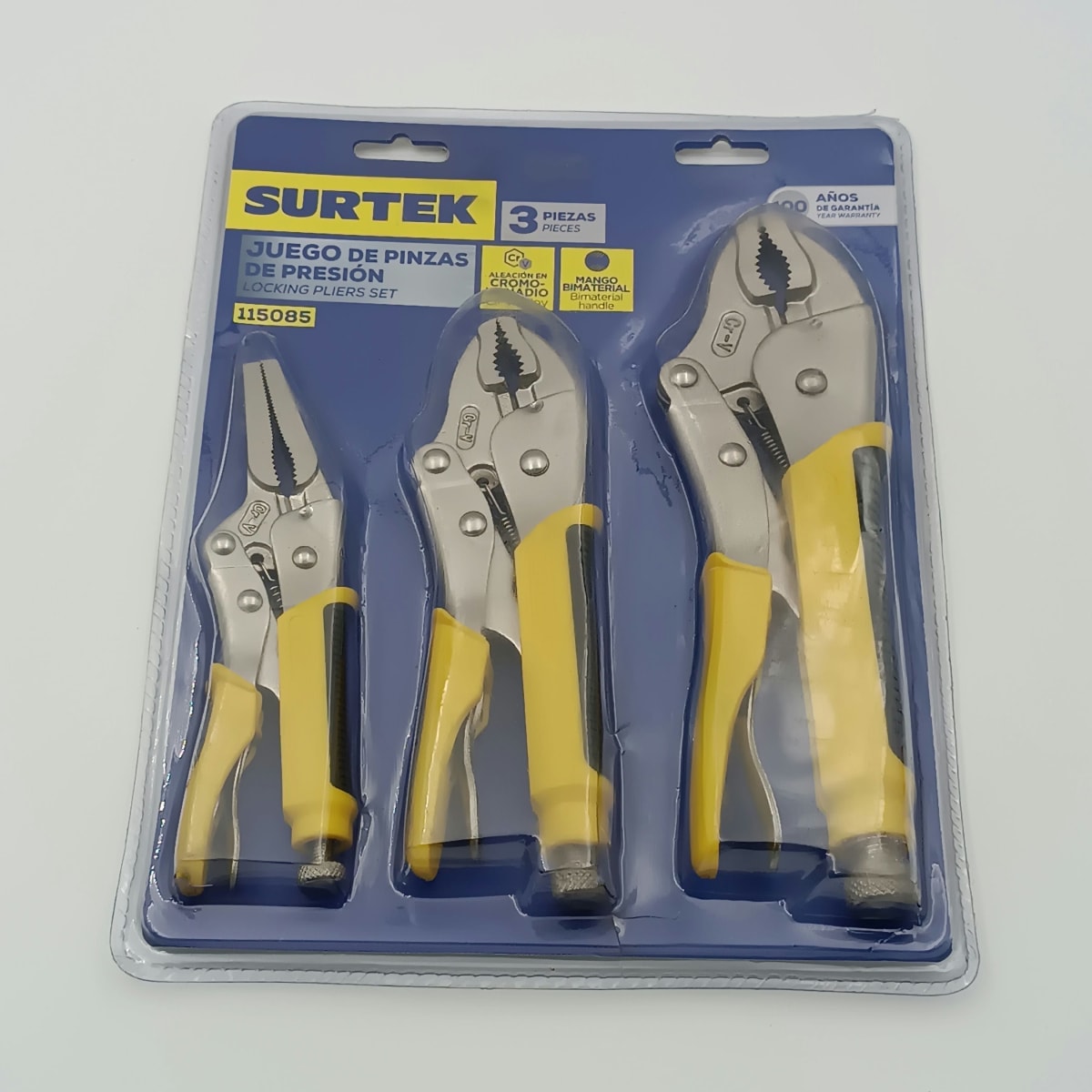 JUEGO DE 3 CAIMANES CON MANGO ERGONOMICOS 115085 - SURTEK-2