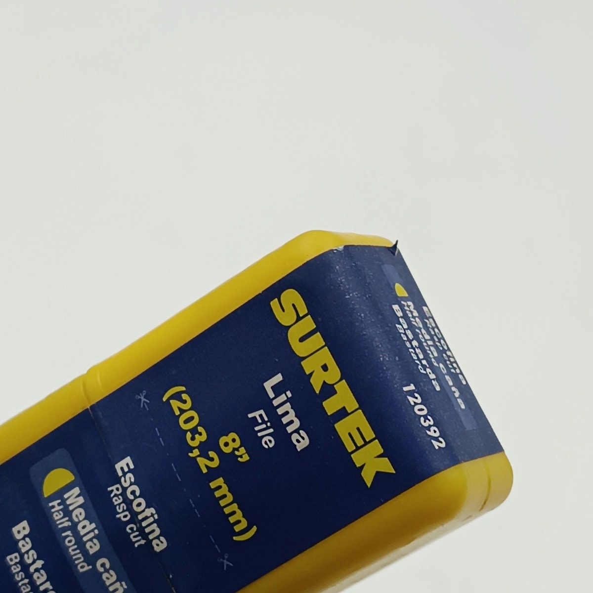 LIMA ESCOFINA MEDIA CAÑA BASTARDA 120392. SURTEK 852