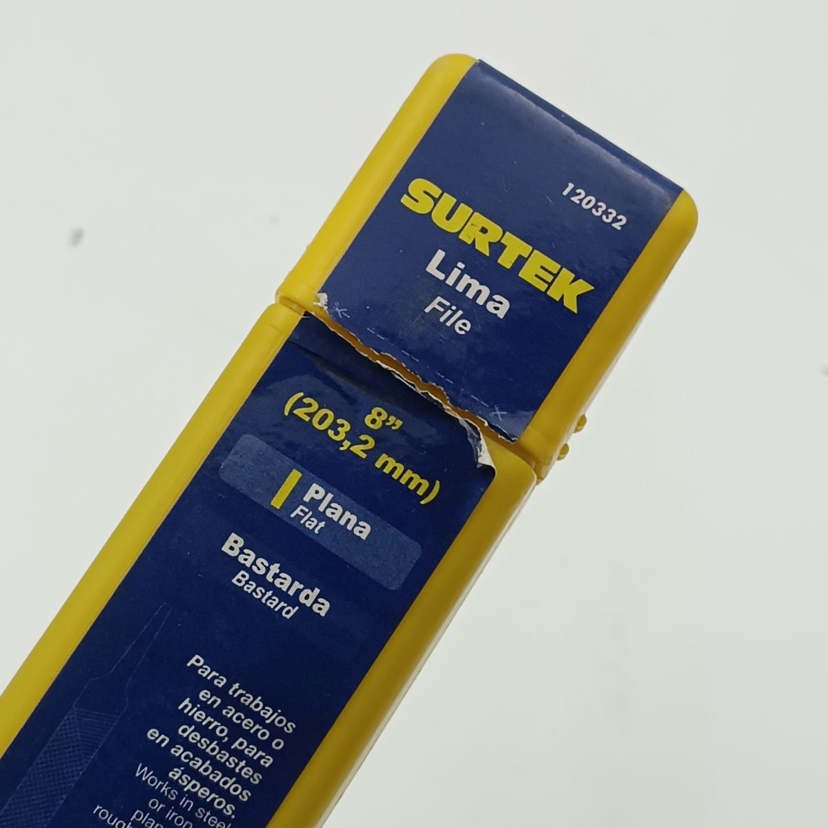 LIMA PLANA BASTARDA 8 120332. SURTEK 853