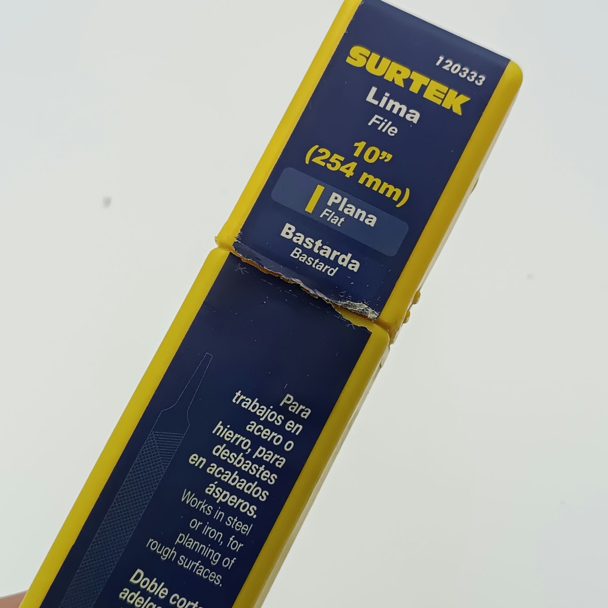LIMA PLANA BASTARDA 10 120333. SURTEK 853