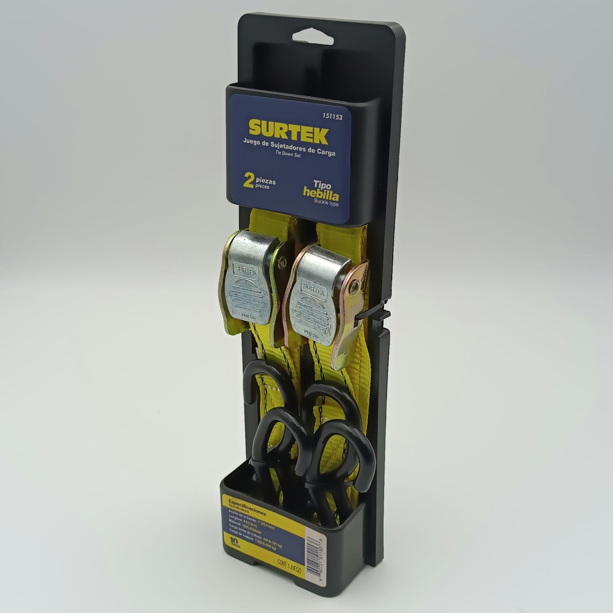 JUEGO DE 4 UNIDADES ESLINGA 1 (CARGA MAXIMA 181 KG.) 151153 - SURTEK-2