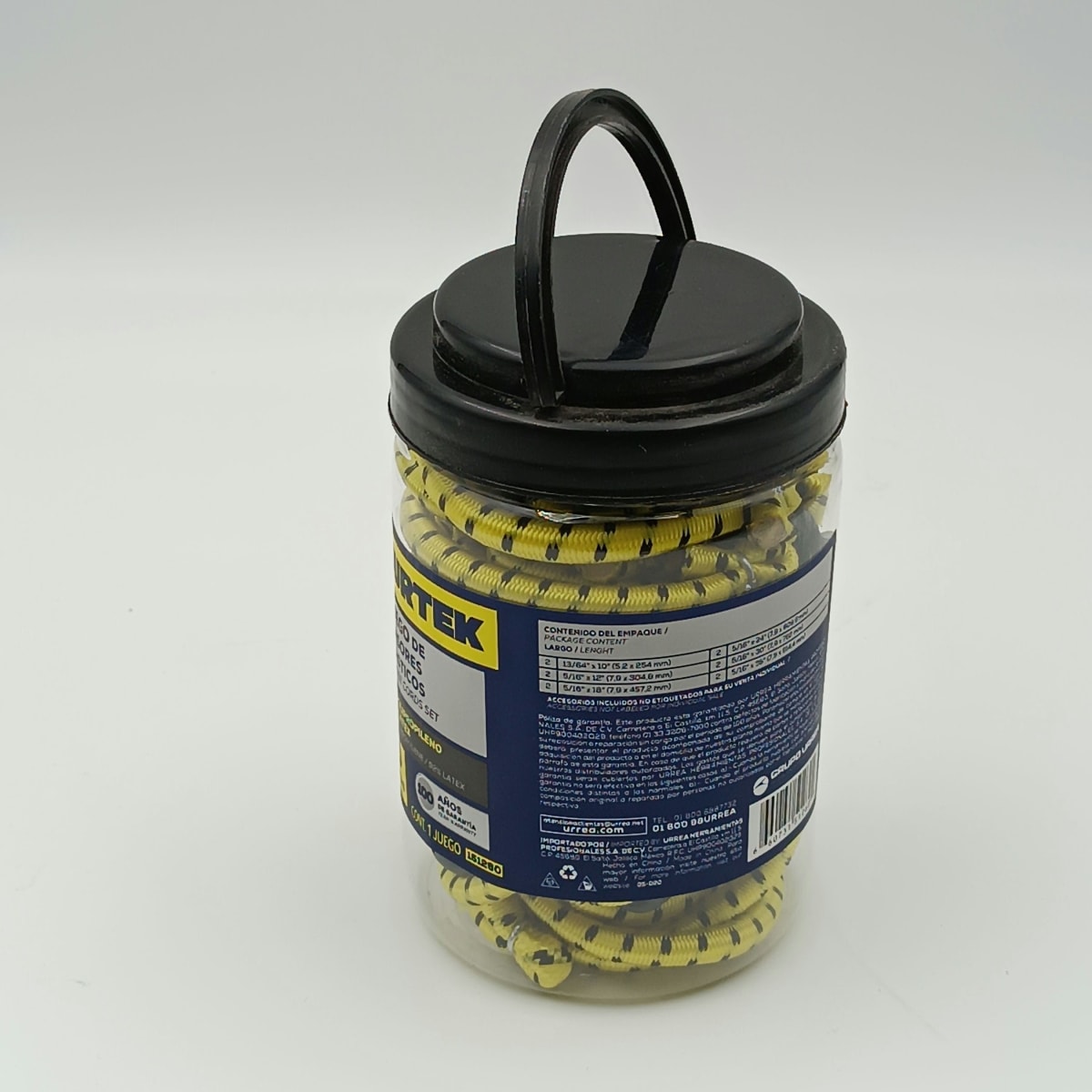 JUEGO DE 12 UNIDADES DE TENSOR ELASTICO 151260 - SURTEK-2