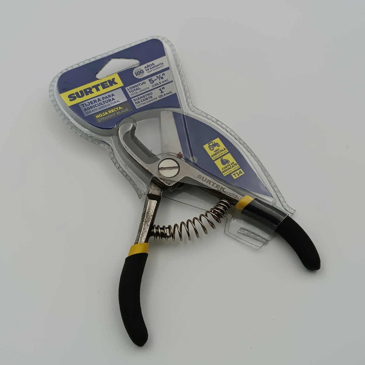 TIJERA PARA AGRICULTURA. PARA PALTAS. 5-3/8. T14-SURTEK 0