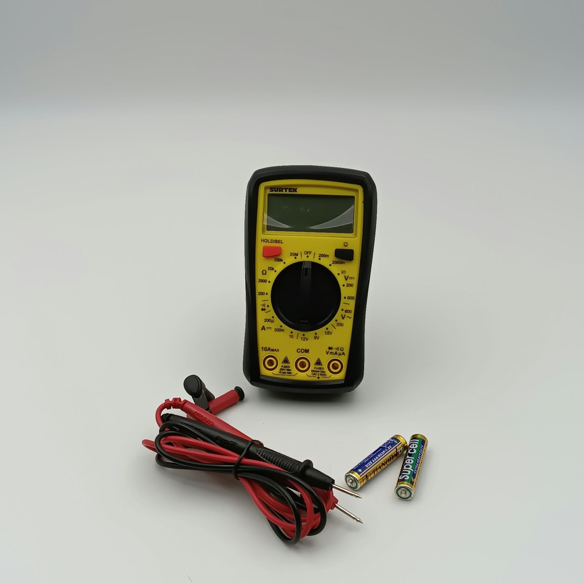MULTIMETRO DIGITAL 600V. MUL02. SURTEK 0