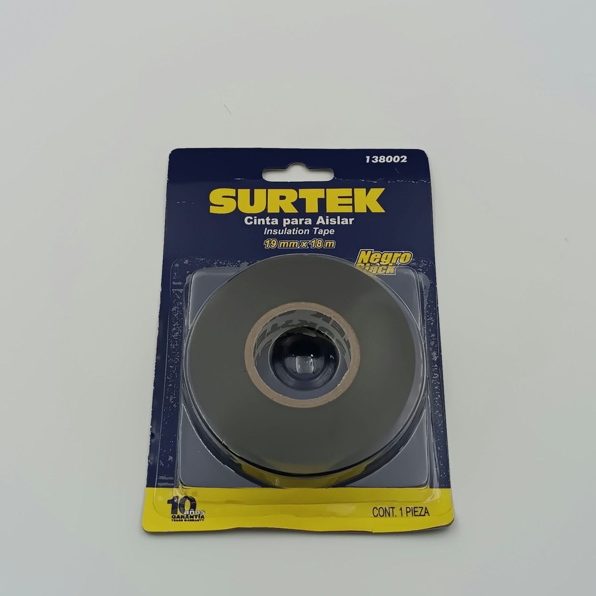 CINTA PARA AISLAR NEGRA 19 MM. X 18 METROSCALATA -138002-SURTEK- 0